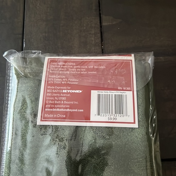 NWT - lot of holiday fine linen napkins! - Picture 8 of 8